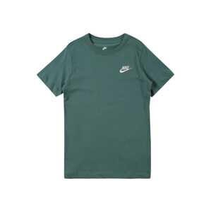 Nike Sportswear Póló 'FUTURA'  smaragd / fehér