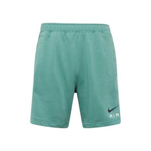 Nike Sportswear Nadrág 'AIR'  zöld / fekete / fehér