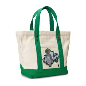 Polo Ralph Lauren Shopper táska  bézs / világoskék / zöld / fekete