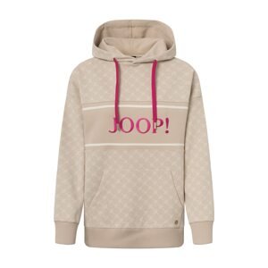 JOOP! Tréning póló  bézs / sötét-rózsaszín / fehér