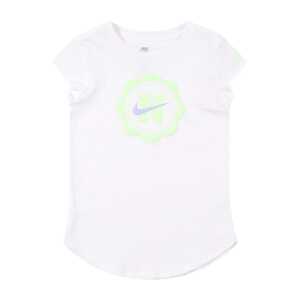 Nike Sportswear Póló 'PREP IN YOUR STEP'  világoszöld / lila / fehér