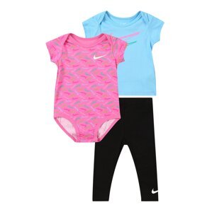 Nike Sportswear Szettek 'SWOOSH'  világoskék / világos-rózsaszín / fekete / fehér