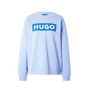 HUGO Tréning póló 'Classic'  királykék / világoskék / fehér