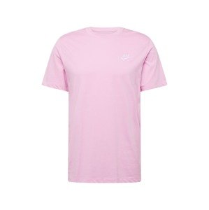 Nike Sportswear Póló 'CLUB'  fáradt rózsaszín / fehér