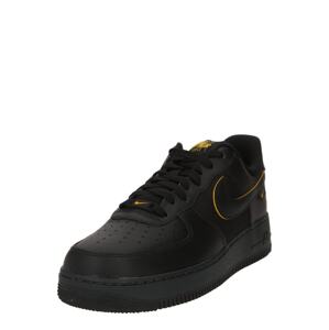 Nike Sportswear Rövid szárú sportcipők 'Air Force 1 '07'  aranysárga / fekete