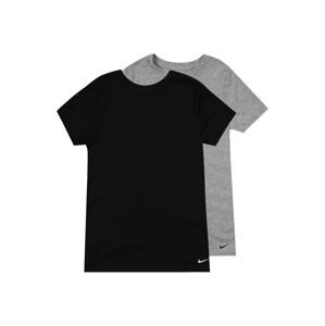 Nike Sportswear Trikó és alsó póló  szürke melír / fekete / fehér