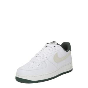 Nike Sportswear Rövid szárú sportcipők 'Air Force'  bézs / sötétzöld / fehér