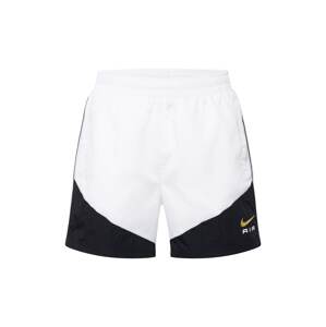 Nike Sportswear Nadrág 'AIR'  sárga / fekete / fehér