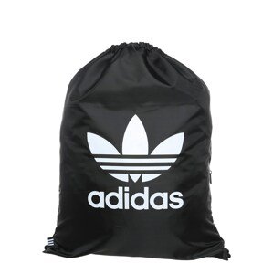 ADIDAS ORIGINALS Tornazsákok 'Trefoil Gym Sack'  fekete / természetes fehér