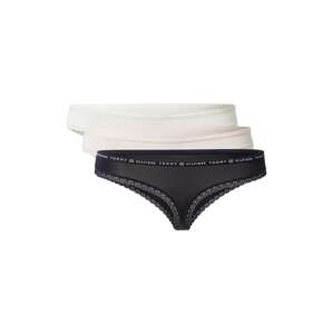 Tommy Hilfiger Underwear String bugyik  krém / pasztell-rózsaszín / fekete / fehér