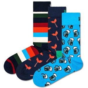 Happy Socks Zokni  tengerészkék / azúr / narancs / fehér