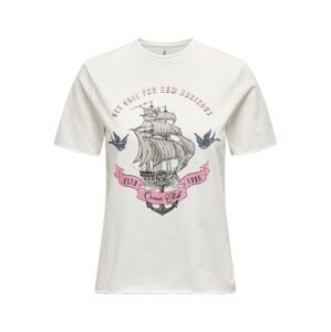 ONLY Póló 'ONLLUCY'  tengerészkék / szürke / rózsaszín / fehér