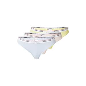 Tommy Hilfiger Underwear String bugyik  világoskék / sárga / pasztell-rózsaszín / fehér