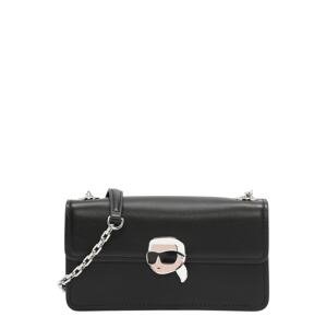 Karl Lagerfeld Party táska 'Ikonik'  testszínű / fekete / fehér