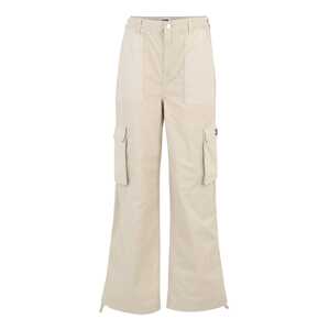 Tommy Jeans Cargo nadrágok 'CLAIRE'  bézs / tengerészkék / piros / fehér
