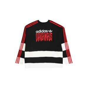 ADIDAS ORIGINALS Tréning póló  vérvörös / fekete / fehér