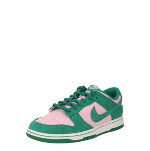 Nike Sportswear Rövid szárú sportcipők 'Dunk'  zöld / világos-rózsaszín