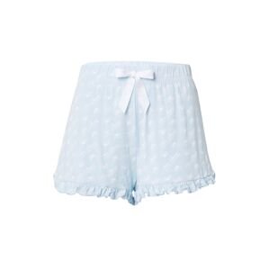 Juicy Couture Pizsama nadrágok 'FELIX'  pasztellkék / fehér