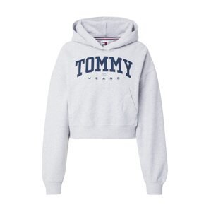 Tommy Jeans Tréning póló  sötétkék / szürke