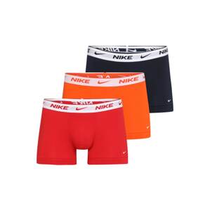 NIKE Boxeralsók 'Everyday'  tengerészkék / sötét narancssárga / rikító piros / fehér