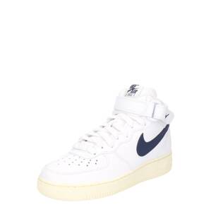 Nike Sportswear Magas szárú sportcipők 'Air Force 1 07'  tengerészkék / fehér
