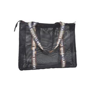 Urban Classics Shopper táska  barna / fekete / fehér