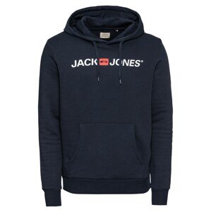 JACK & JONES Tréning póló  tengerészkék / piros / fehér
