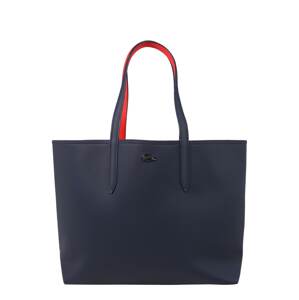 LACOSTE Shopper táska 'Anna'  tengerészkék / piros / ezüst