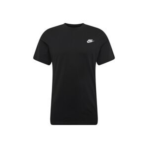 Nike Sportswear Póló 'Club'  fekete / fehér