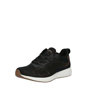 SKECHERS Rövid szárú sportcipők  világos bézs / barna / fekete