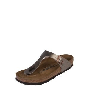 BIRKENSTOCK Ujjelválasztó-pántos szandál 'Gizeh'  bronz