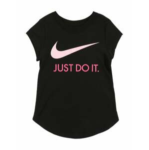 Nike Sportswear Póló  rózsaszín / világos-rózsaszín / fekete