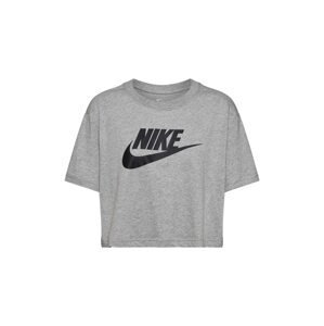 Nike Sportswear Póló  szürke / fekete