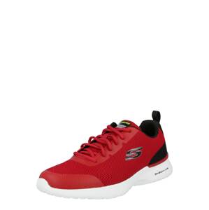 SKECHERS Rövid szárú sportcipők  piros / fekete