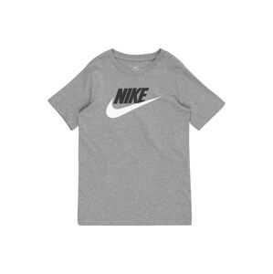 Nike Sportswear Póló  szürke melír / fekete / fehér