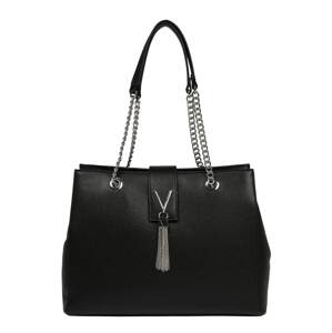 VALENTINO Shopper táska 'Divina'  fekete / ezüst