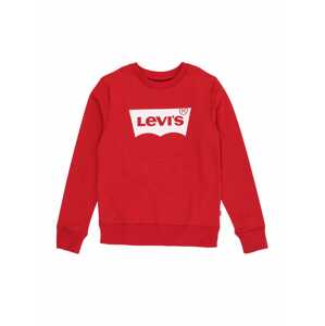 LEVI'S Tréning póló 'Batwing Crewneck'  piros / fehér