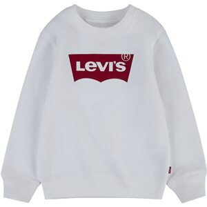 LEVI'S Tréning póló 'Batwing Crewneck'  sötétvörös / fehér