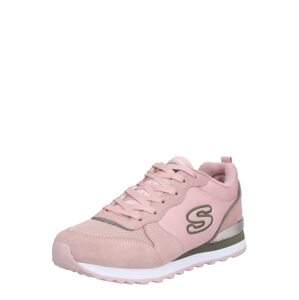 SKECHERS Rövid szárú sportcipők  szürke / rózsaszín / fáradt rózsaszín