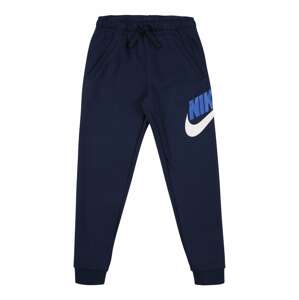 Nike Sportswear Nadrág  tengerészkék / füstkék / fehér