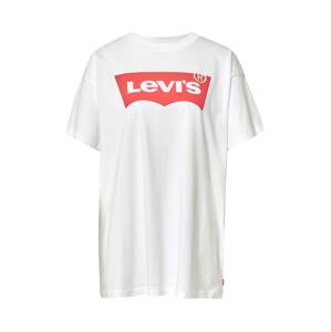 LEVI'S Oversize póló  piros / fehér