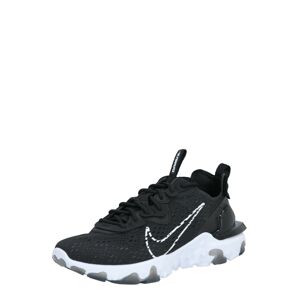 Nike Sportswear Rövid szárú sportcipők 'REACT VISION'  fekete / fehér