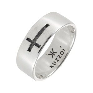 KUZZOI Gyűrűk 'Kreuz'  fekete / ezüst