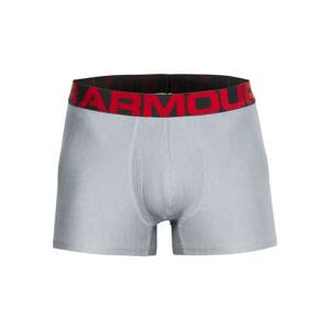 UNDER ARMOUR Sport alsónadrágok  világosszürke / piros / fekete