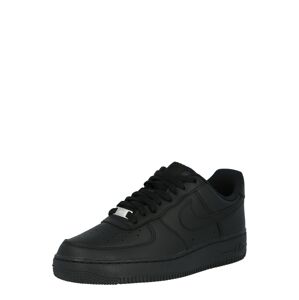 Nike Sportswear Rövid szárú sportcipők 'AIR FORCE 1 07'  fekete