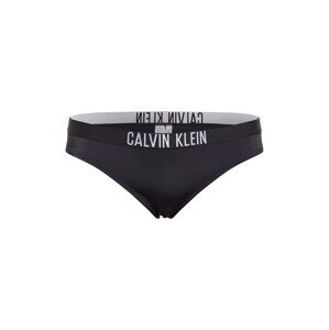 Calvin Klein Swimwear Bikini nadrágok  fekete / fehér