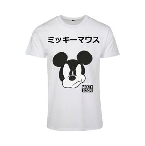 Mister Tee Póló 'Mickey Japanese'  fekete / fehér