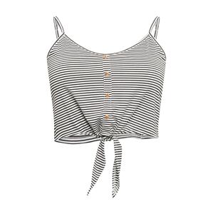 ABOUT YOU Curvy Top  fekete / fehér