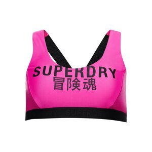 Superdry Bikini felső  rózsaszín / fekete