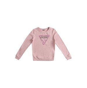 GUESS Tréning póló  lila / rózsaszín / fekete